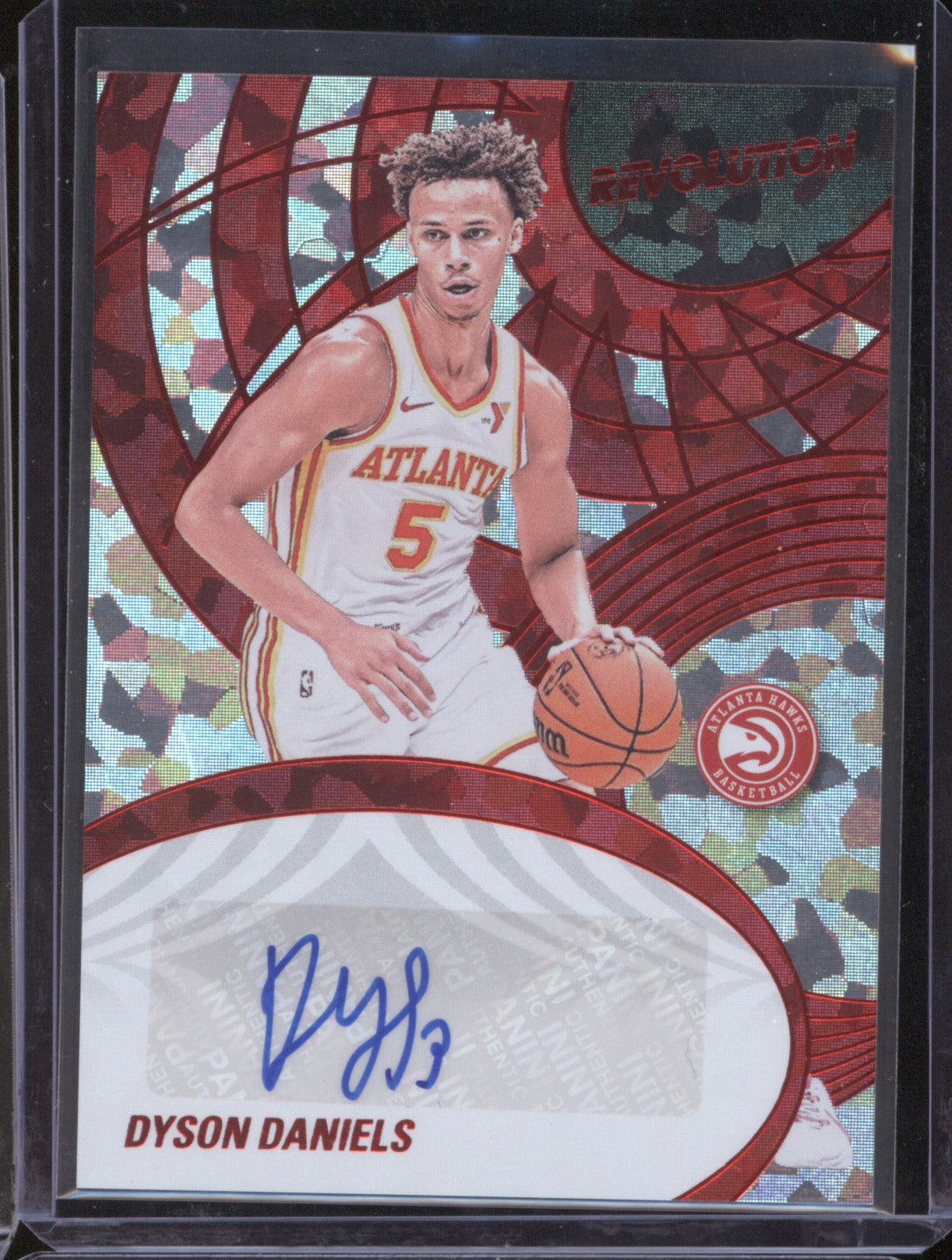 2024-25 Panini Revolution AU-DDA Dyson Daniels New Year Autograph RC /28
