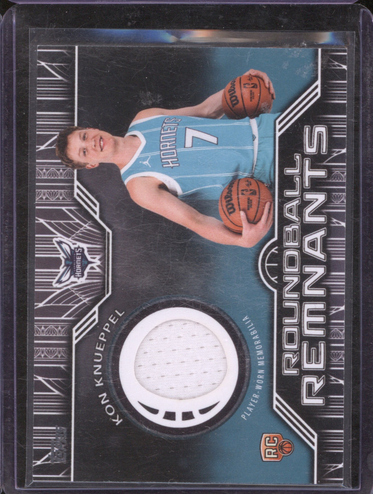 2025 Topps RRR-KK Kon Knueppel Rookie Roundball Remnants Player-Worn Relic
