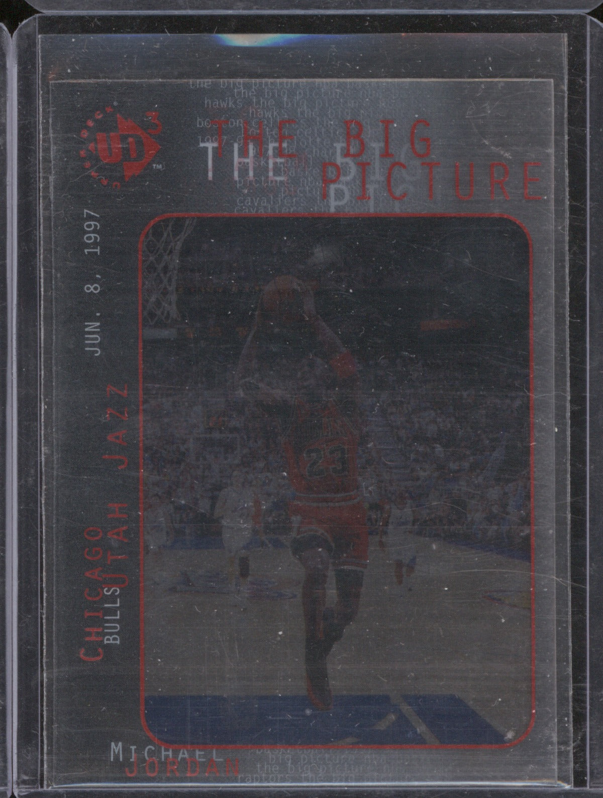 1997-98 Upper Deck UD3 45 Michael Jordan The Big Picture