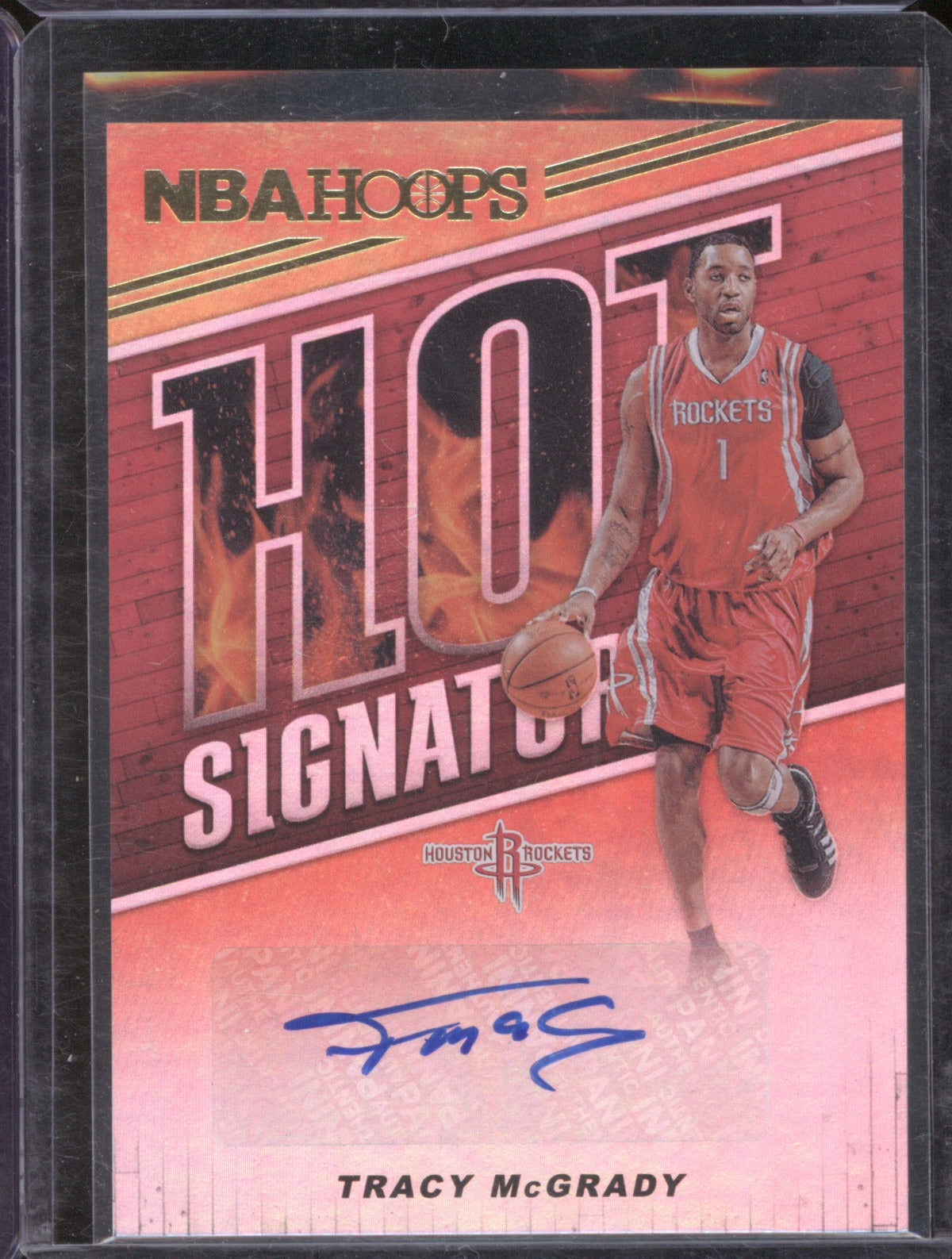 2018-19 Panini NBA Hoops HS-TMG Tracy McGrady Hot Signatures