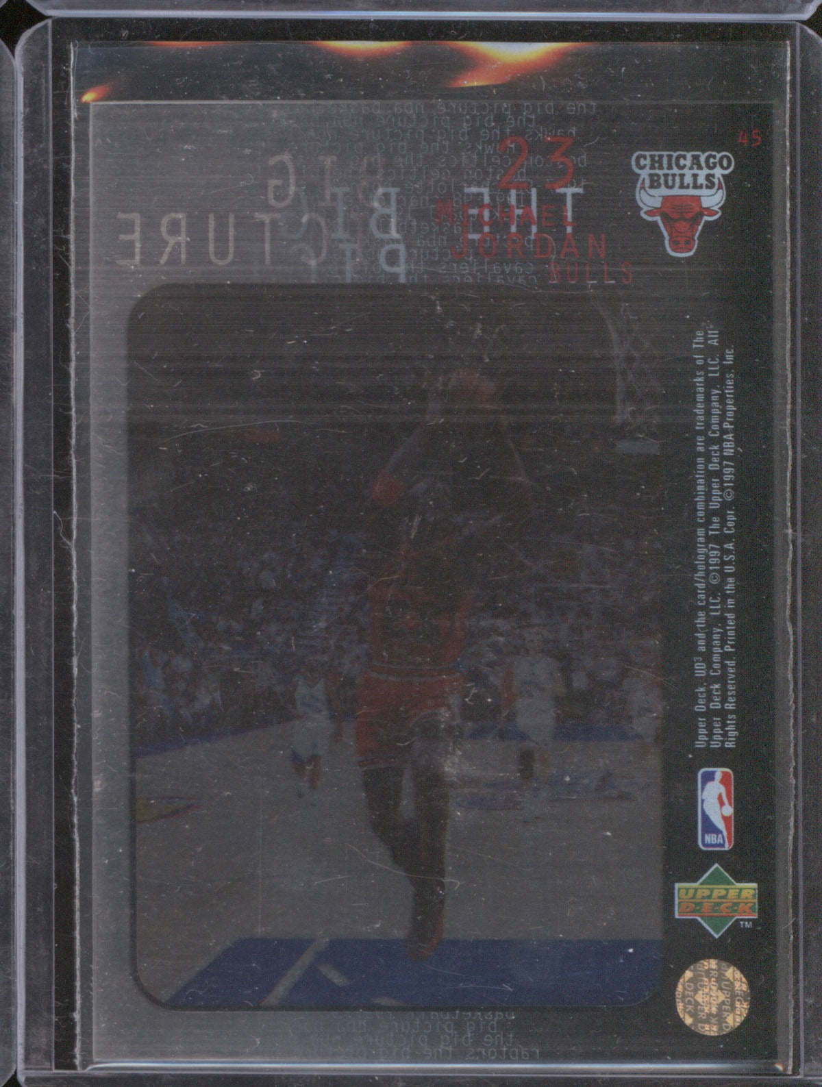 1997-98 Upper Deck UD3 45 Michael Jordan The Big Picture