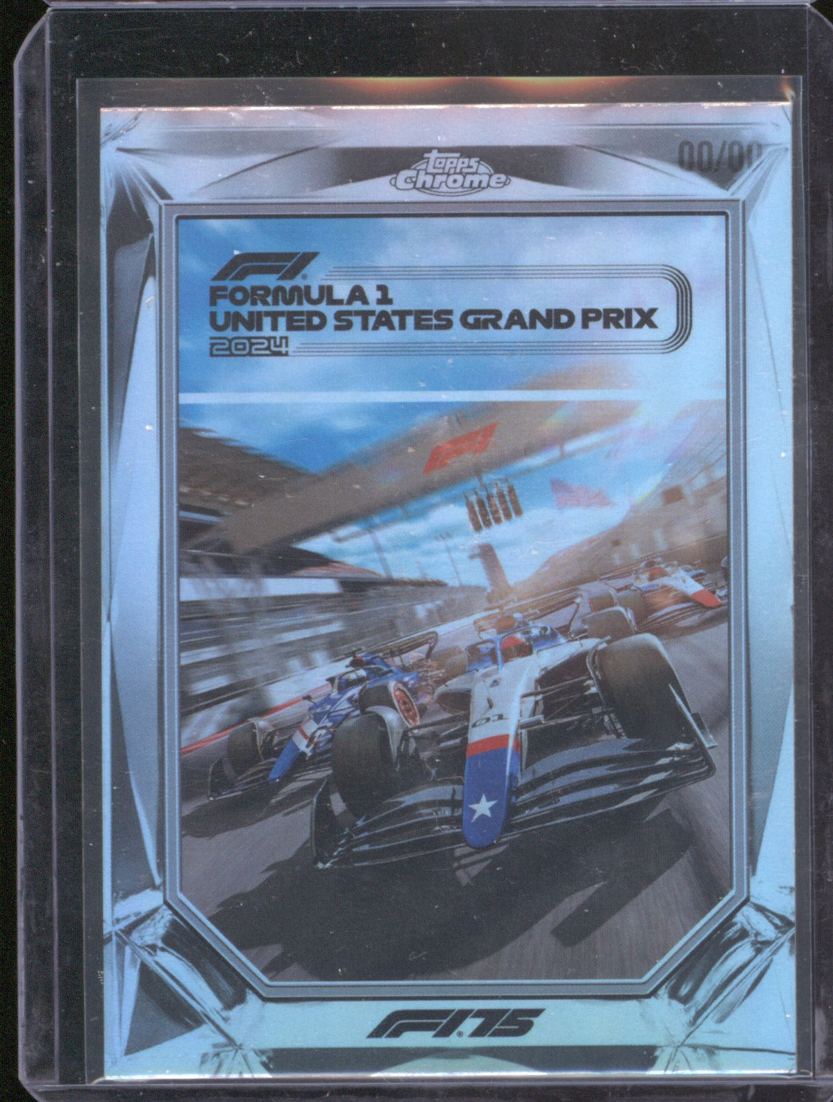 2025 Topps Chrome Formula 1 F1 Cars #F175-8 United States Diamond Drives