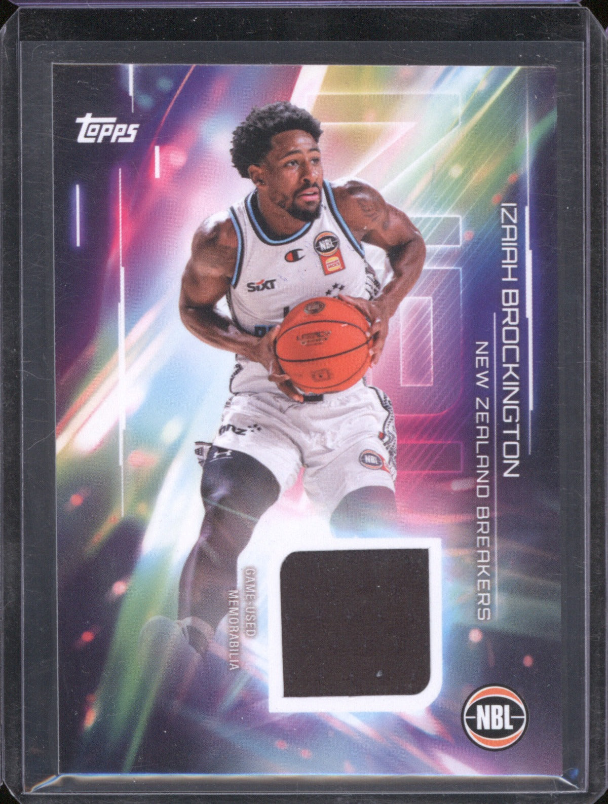 2025-26 Topps NBL Izaiah Brockington Game Used Jersey