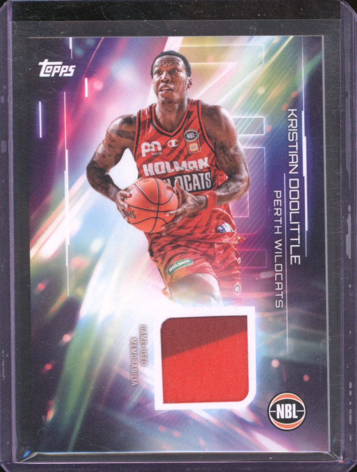 2025-26 Topps NBL Kristian Doolittle Game Used Jersey