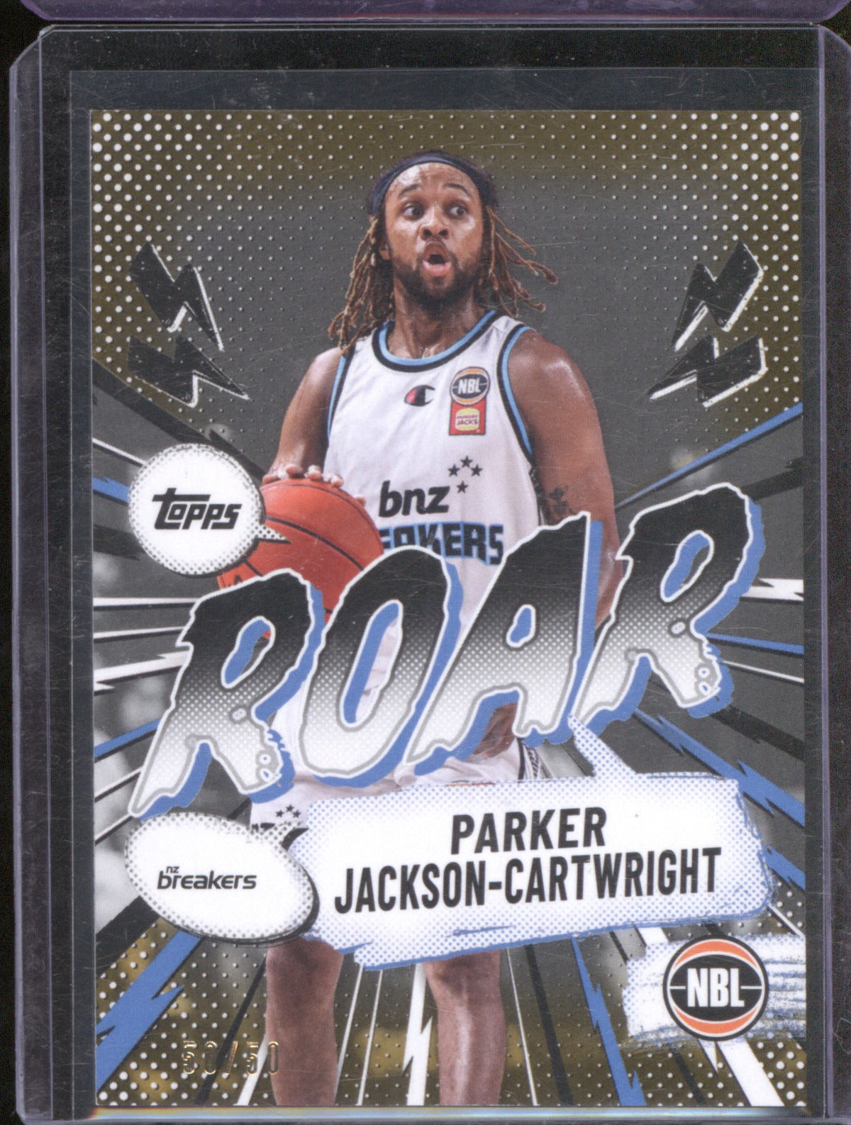 2025-26 Topps NBL Parker Jackson-Cartwright The Roar Gold 50/50