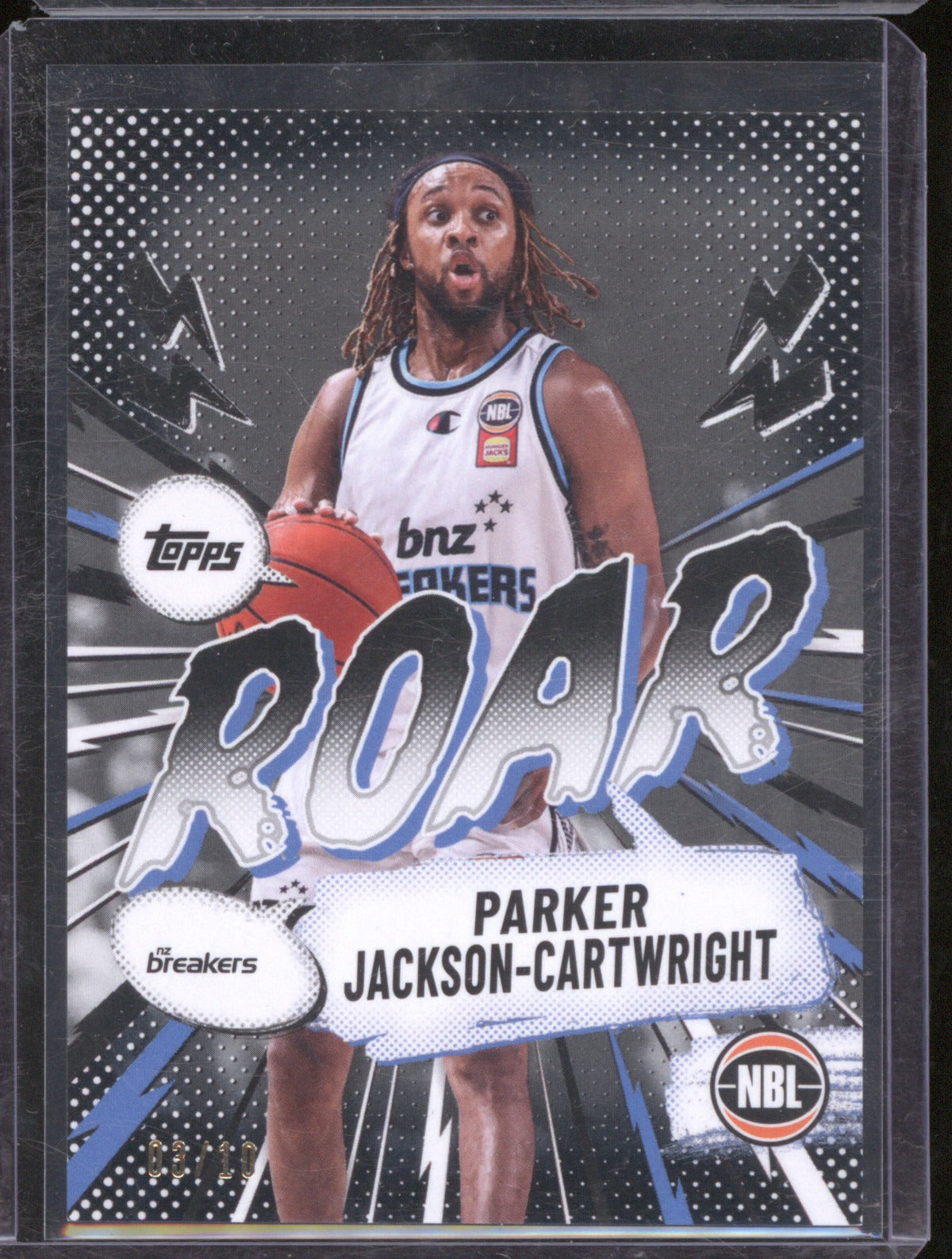 2025-26 Topps NBL Parker Jackson-Cartwright The Roar Black 3/10