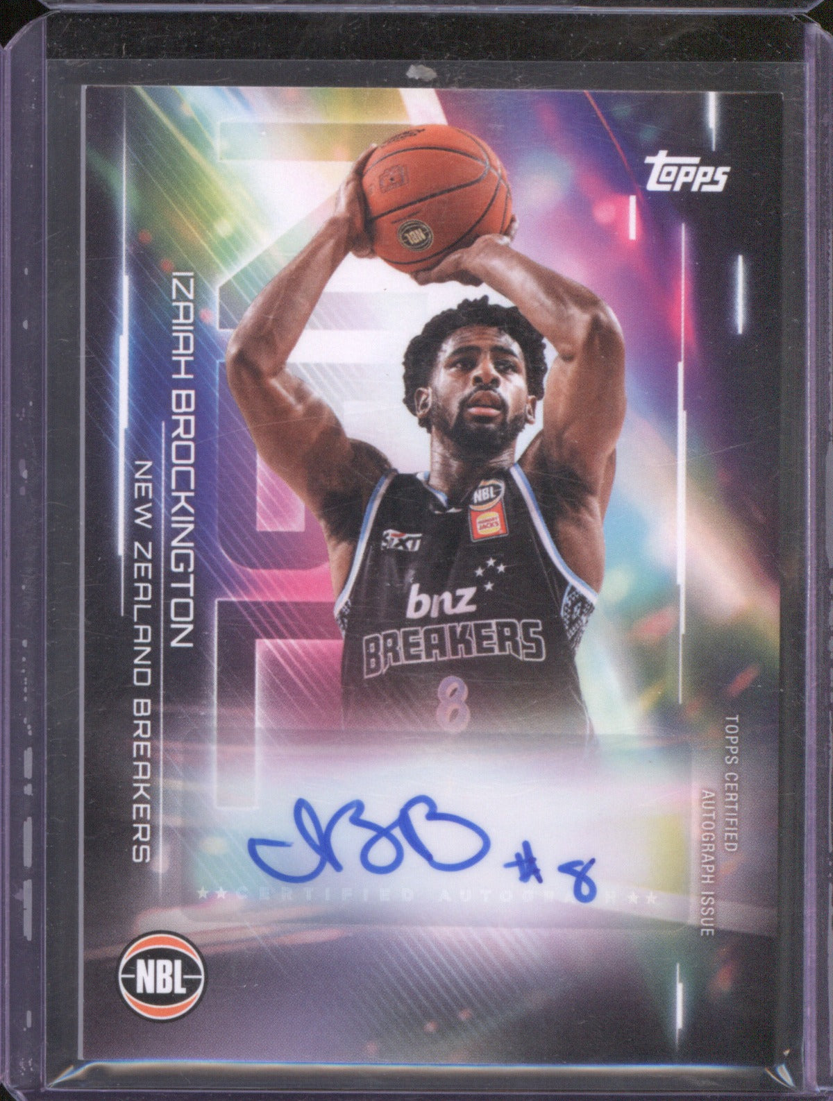 2025-26 Topps NBL Izaiah Brockington Auto