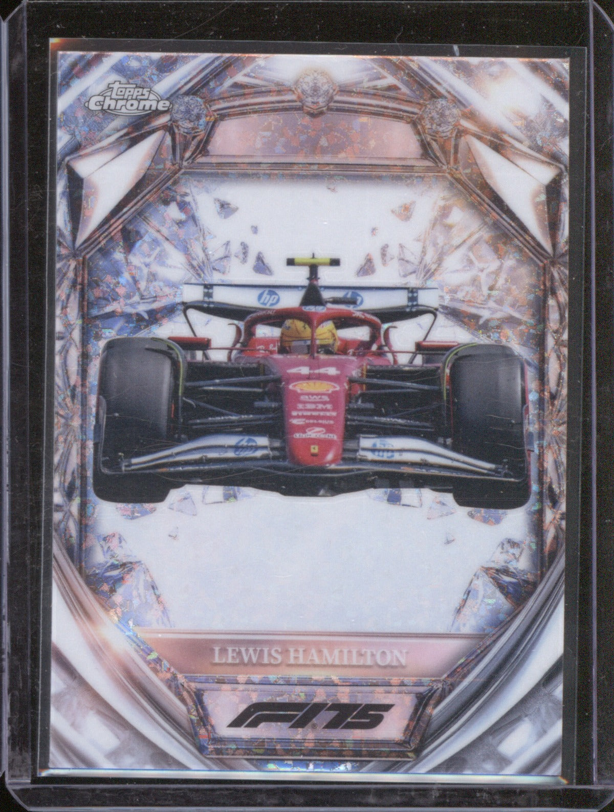 2025 Topps Chrome Formula 1 Lewis Hamilton D75-24 Diamond 75th Anniversary