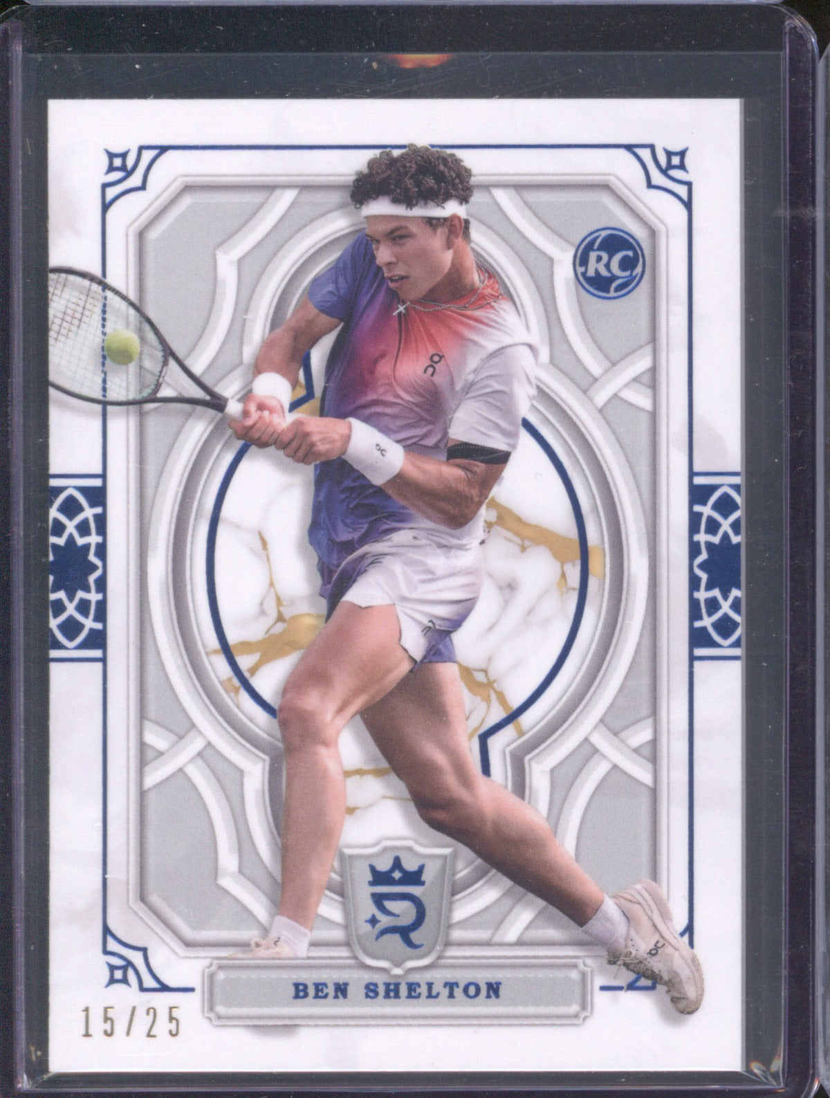 2024 Topps Royalty Ben Shelton #3 Blue 15/25