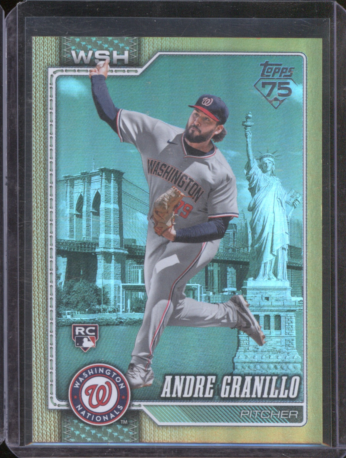 2026 Topps Series 2 Andre Granillo Fanatics Big Apple Gold 15/50