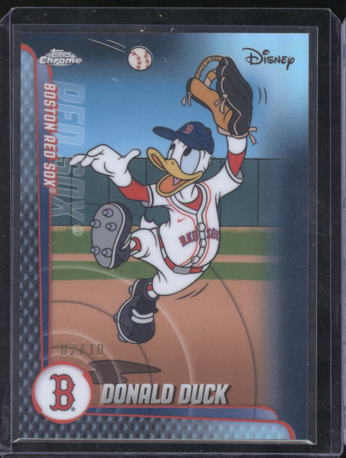 Donald Duck 2026 Topps Chrome Baseball Disney #MLBH-58 /10