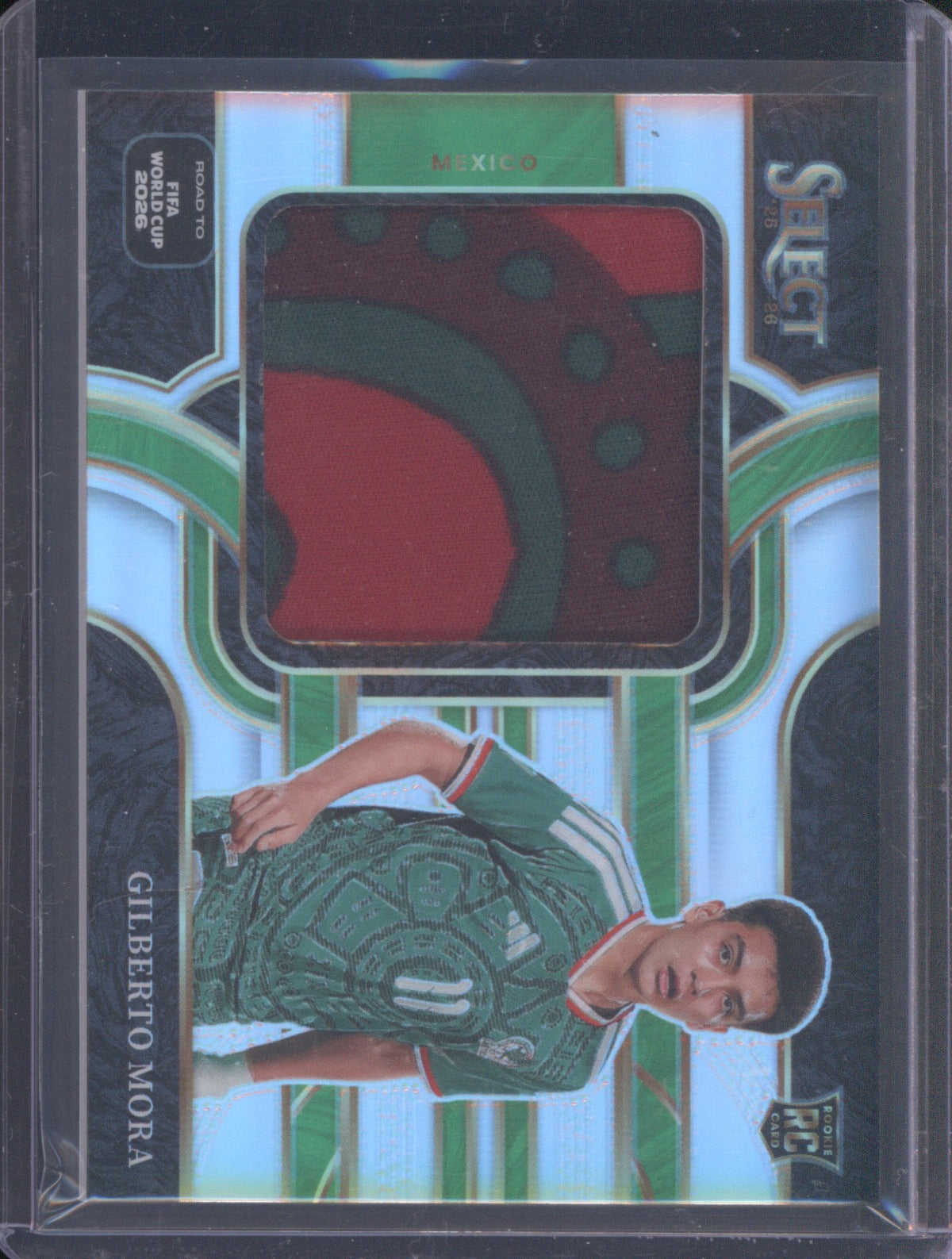 Gilberto Mora 2025 Panini Select #JS-GM Road to FIFA World Cup Jumbo Swatches RC