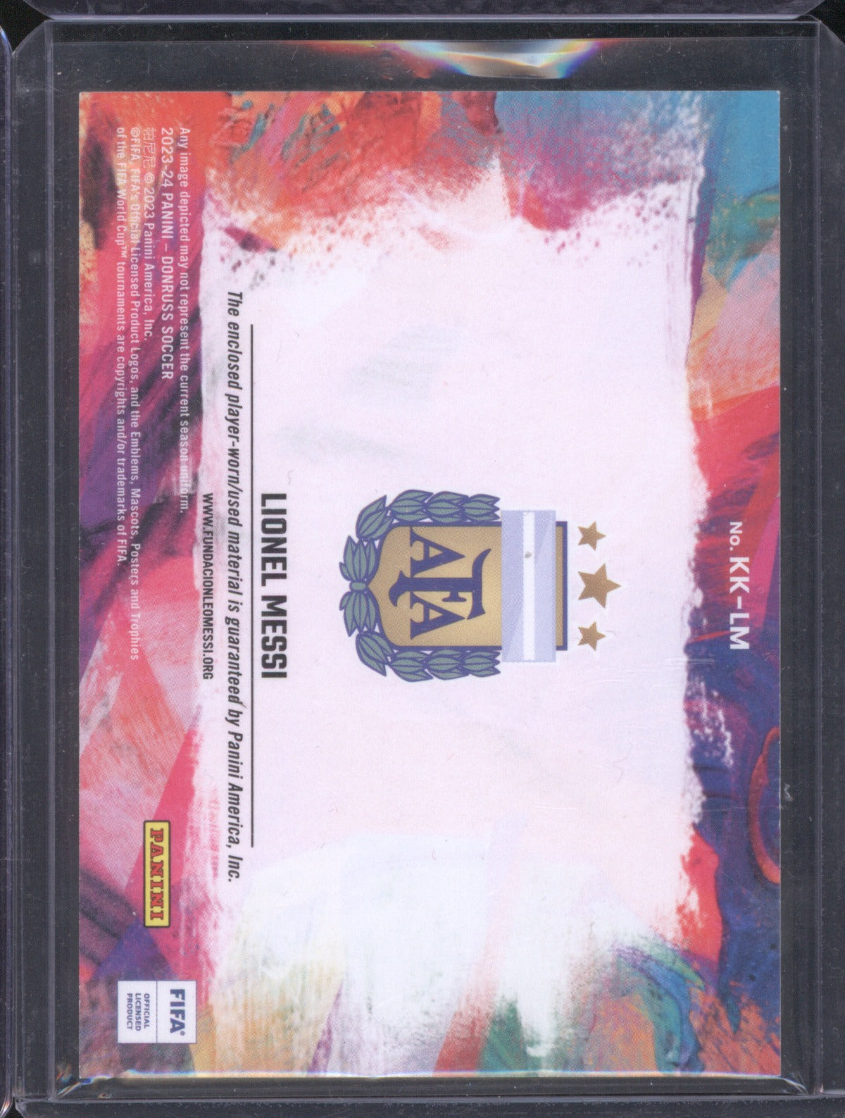 Lionel Messi 2023-24 Donruss #KK-LM Kit Kings