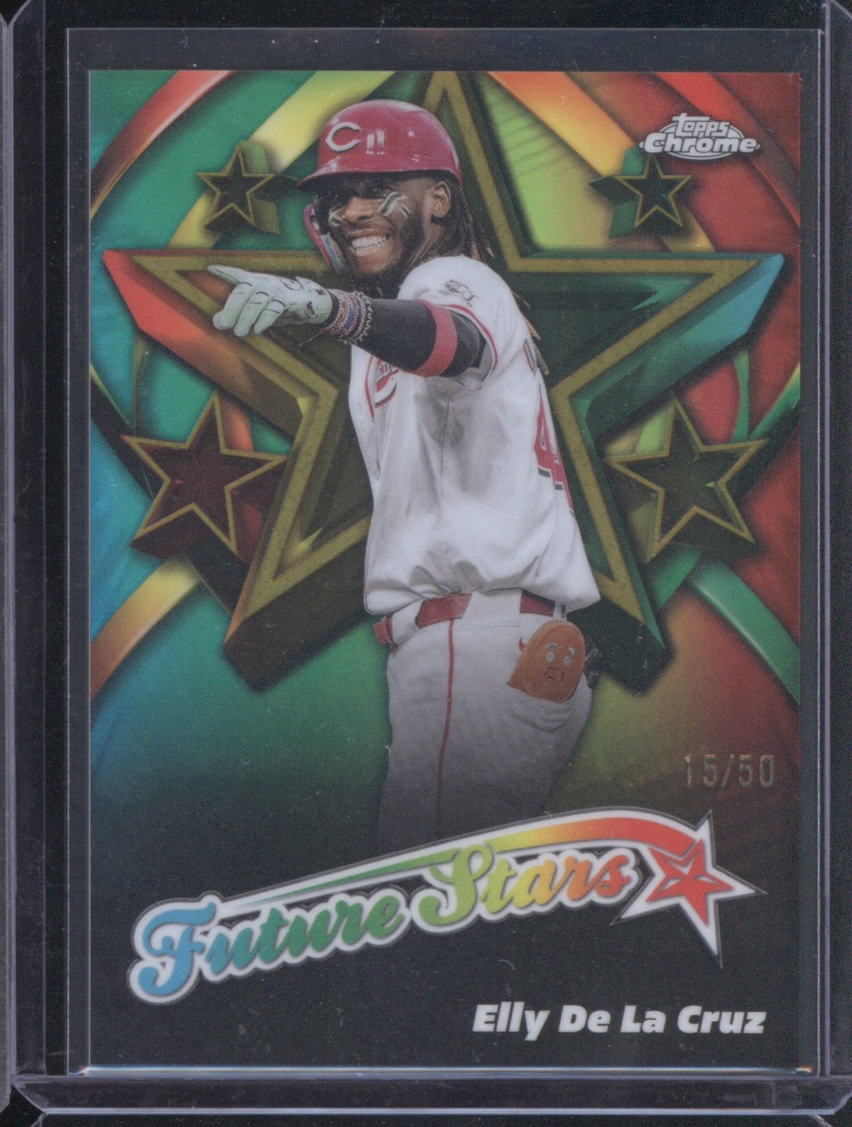 Elly De La Cruz 2025 Topps Chrome #FS-7 Future Stars /50