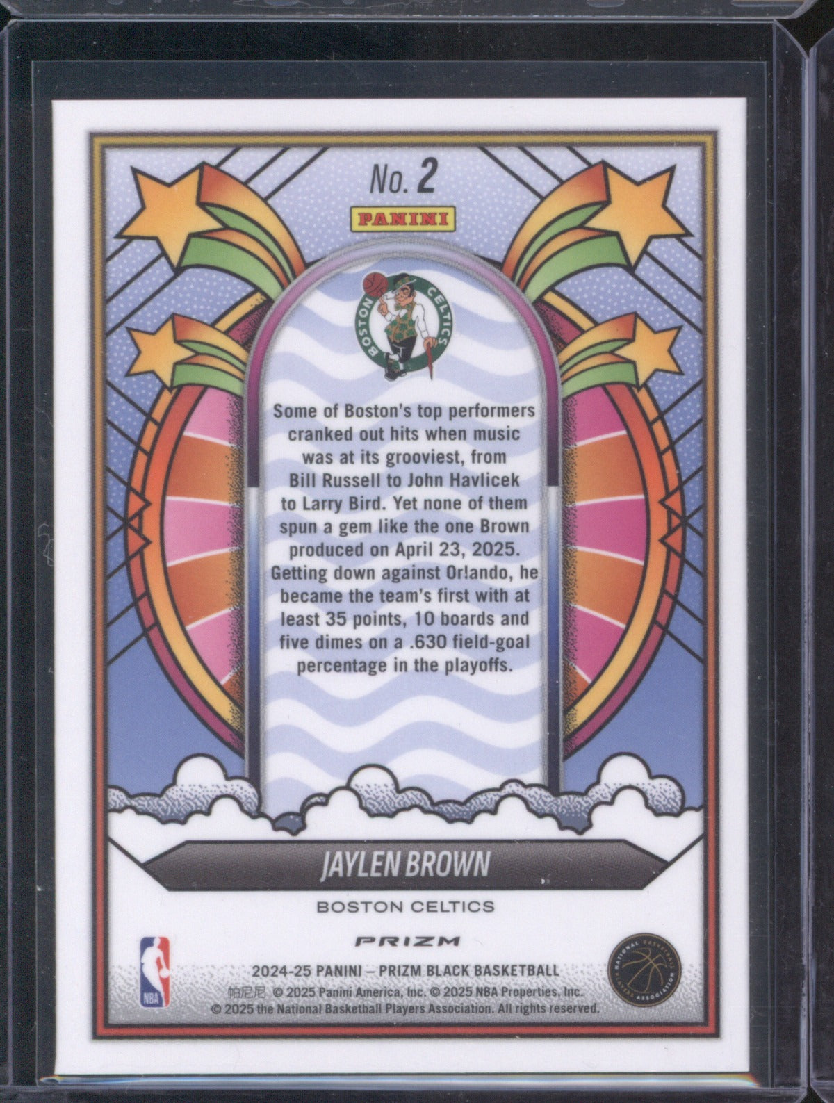 Jaylen Brown 2024-25 Panini Prizm Black #2 Groovy