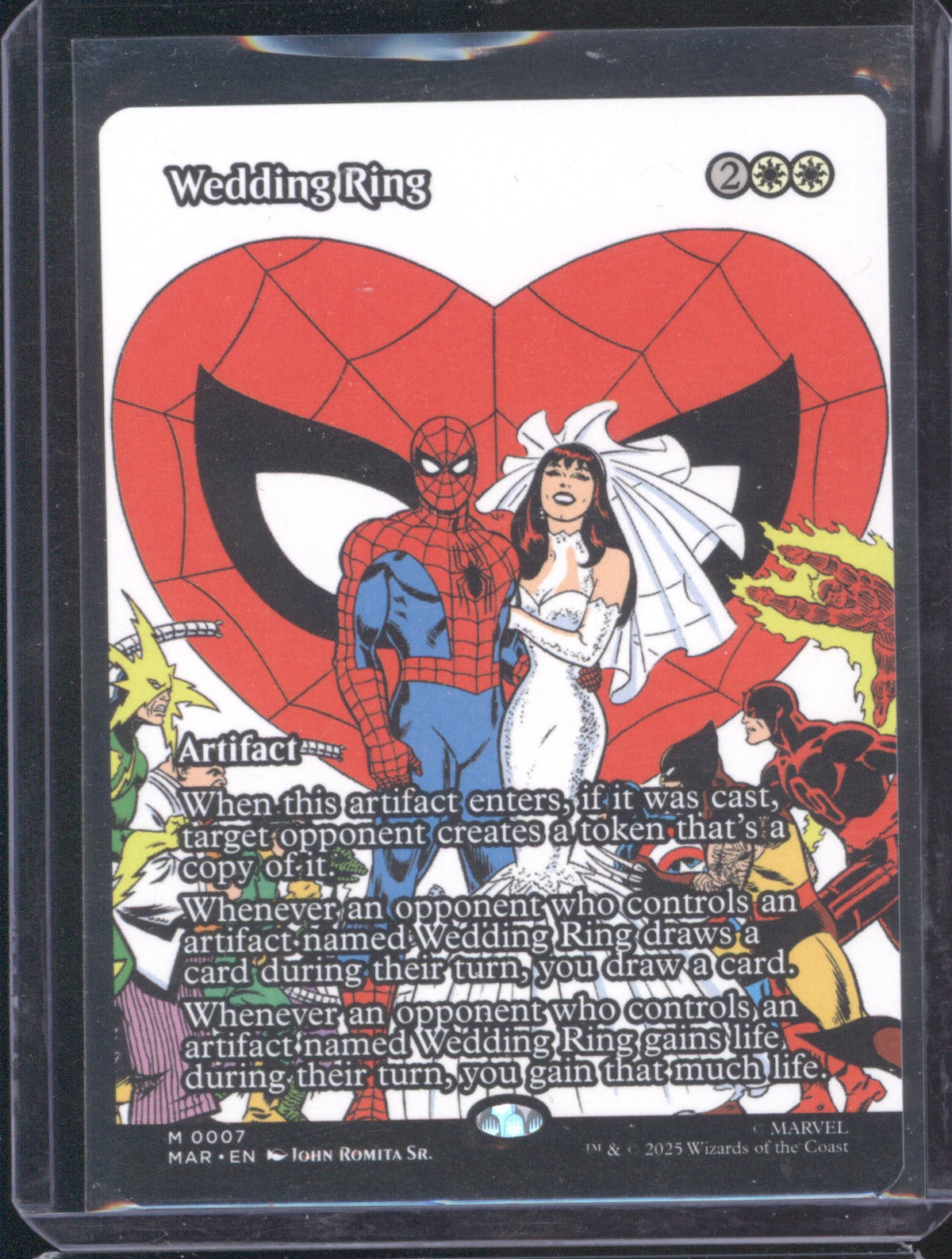 Wedding Ring 2025 MTG Spider-Man Wizards of the Coast 0007 Borderless