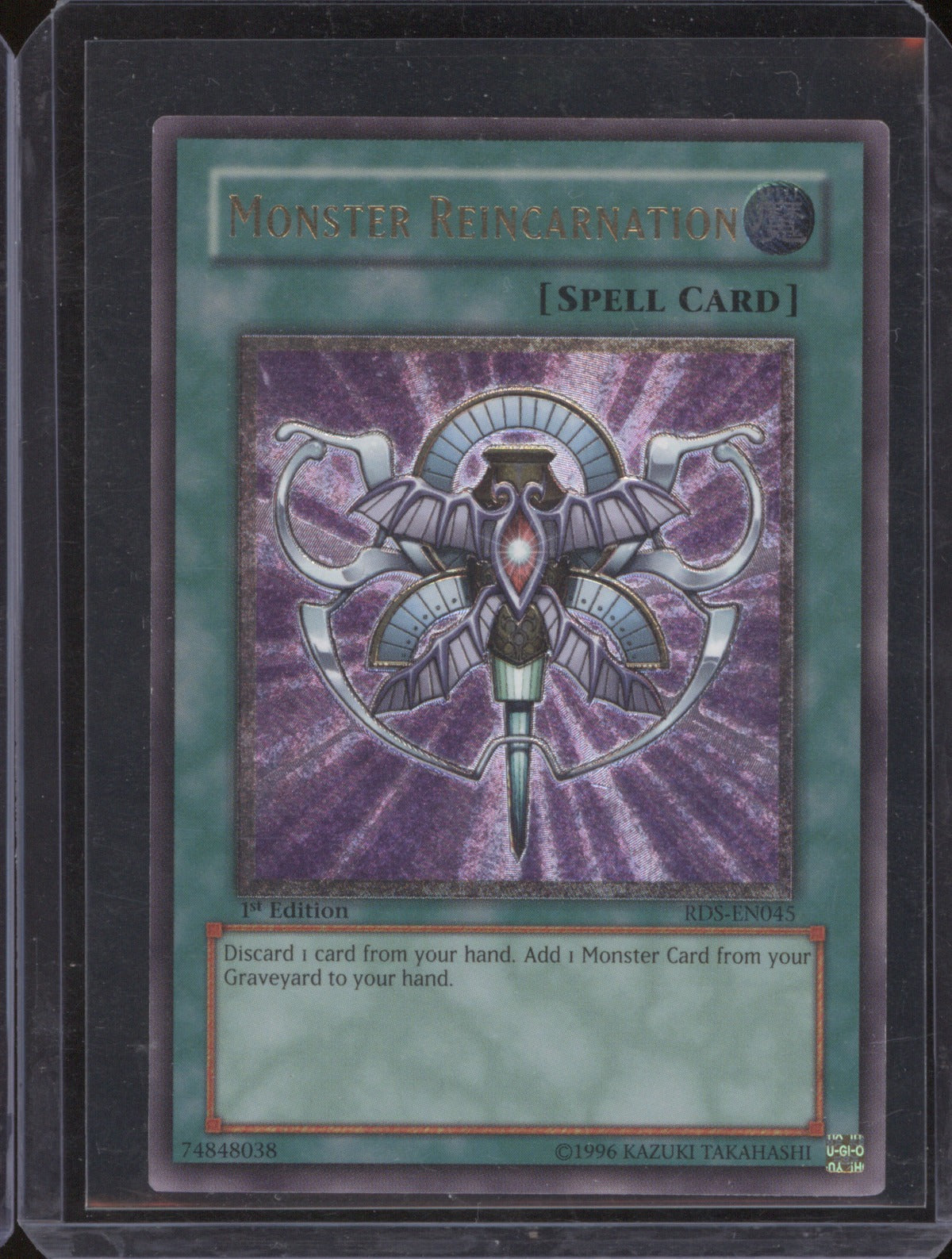 Monster Reincarnation 1996 Yu-Gi-Oh Rise of Destiny #RDS-EN045 Ultimate Rare
