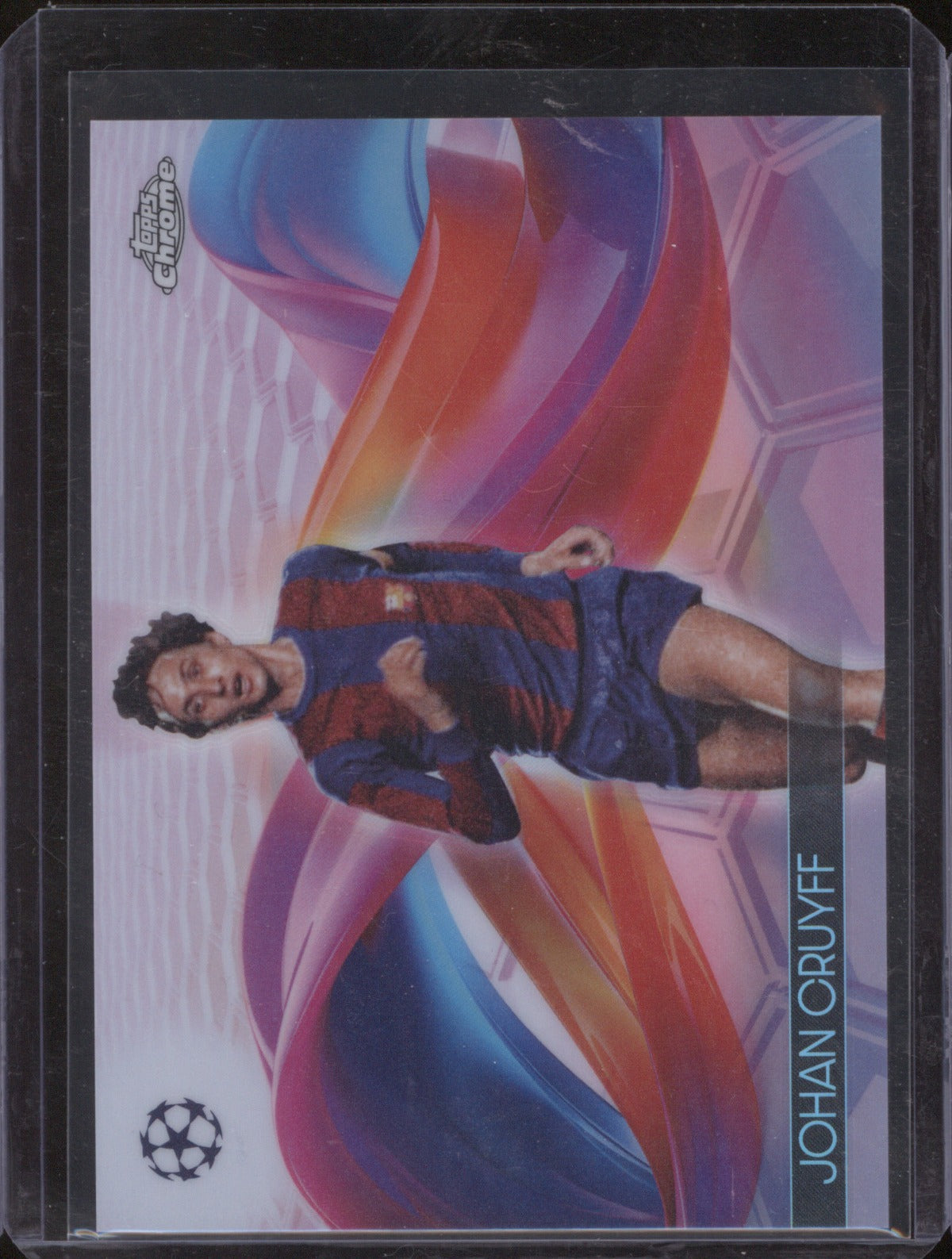2025 Topps Chrome UEFA Johan Cruyff Helix H-10