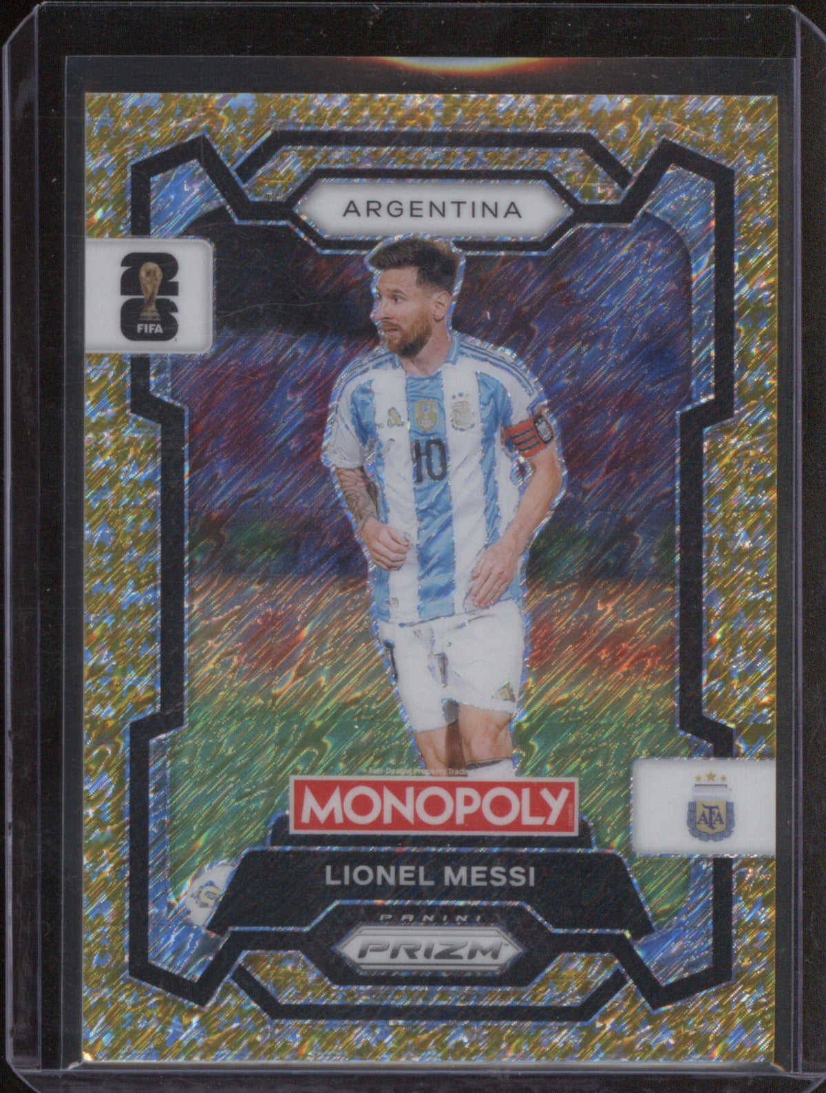 2026 Panini Prizm Monopoly World Cup Lionel Messi Big Money Shimmer /500