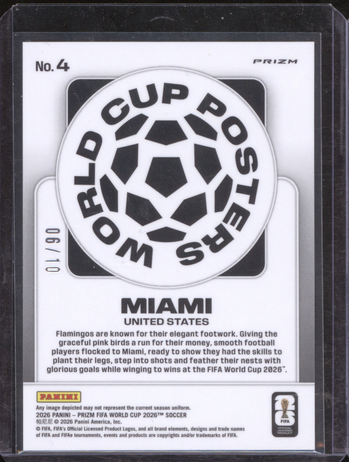 2026 FIFA World Cup Miami Untied States Gold /10