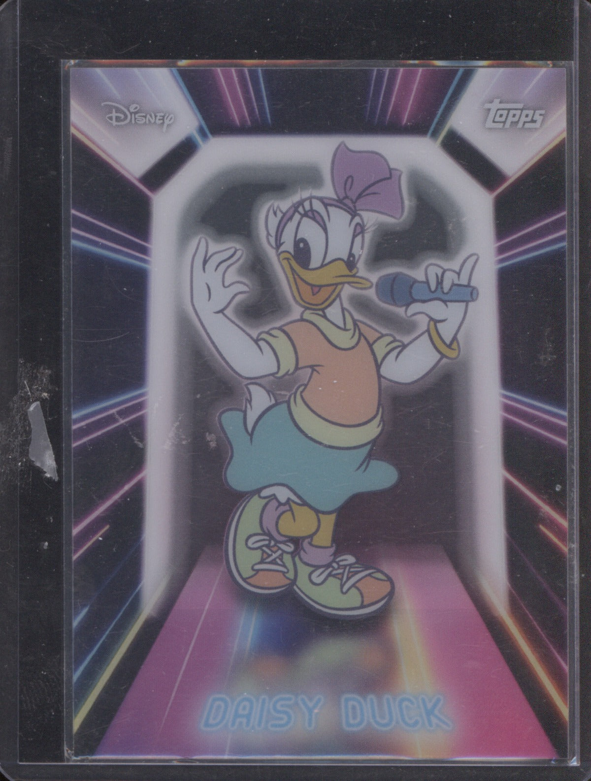 2026 Topps Disney Neon NPL-6 Daisy Duck Neon Lights