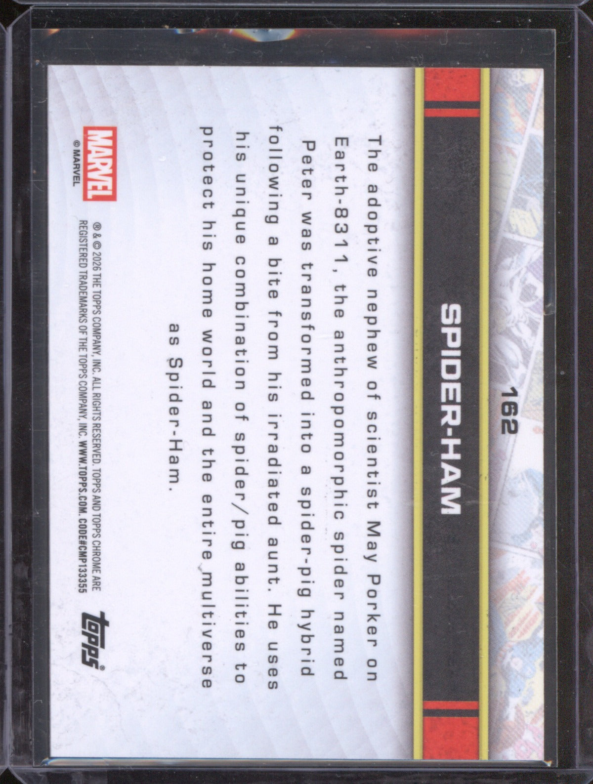 2026 Topps Chrome Marvel 162 Spider-Ham X-Fractor