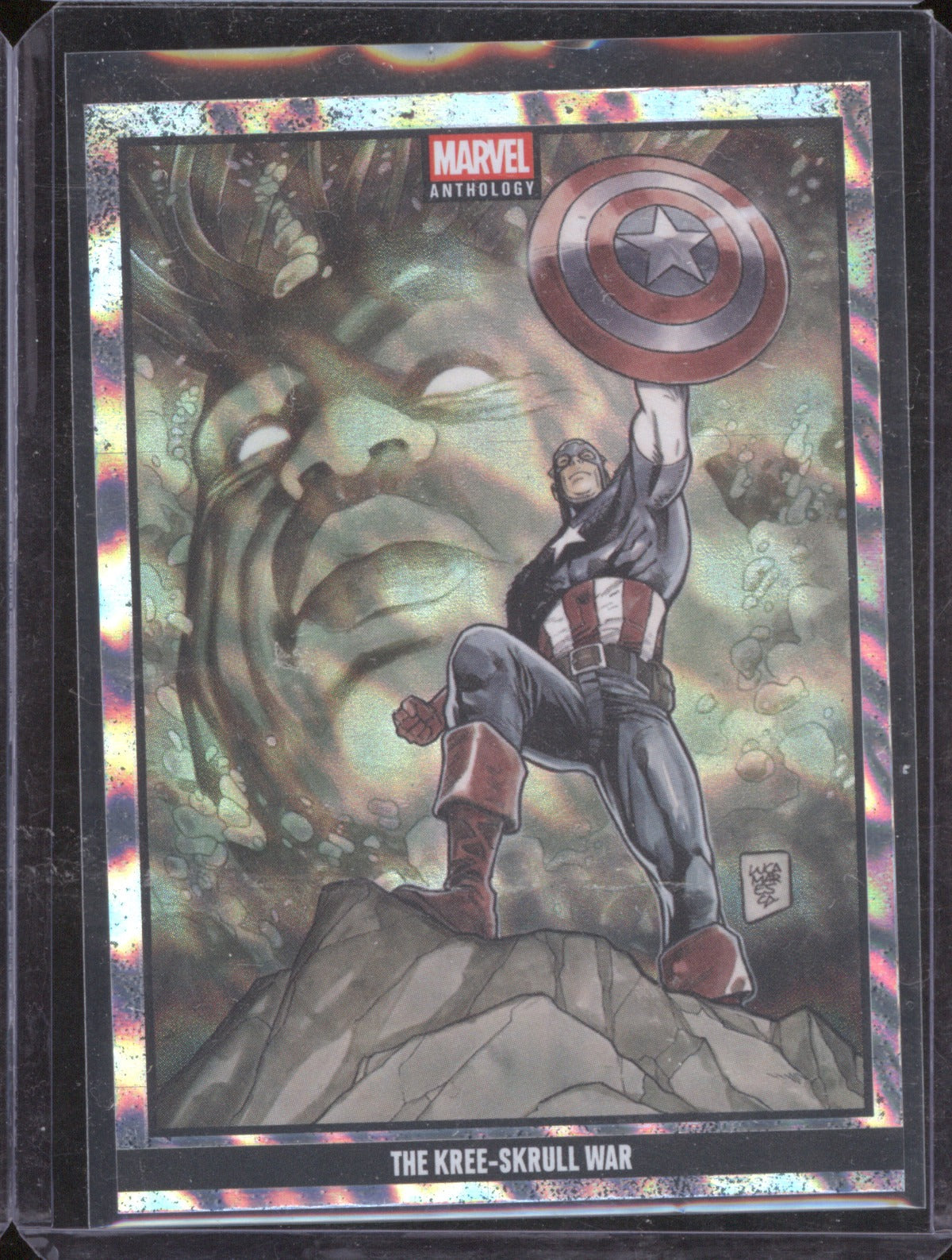 2025 Panini Marvel Anthology 11 The Kree-Skrull War Glitch Holo /500