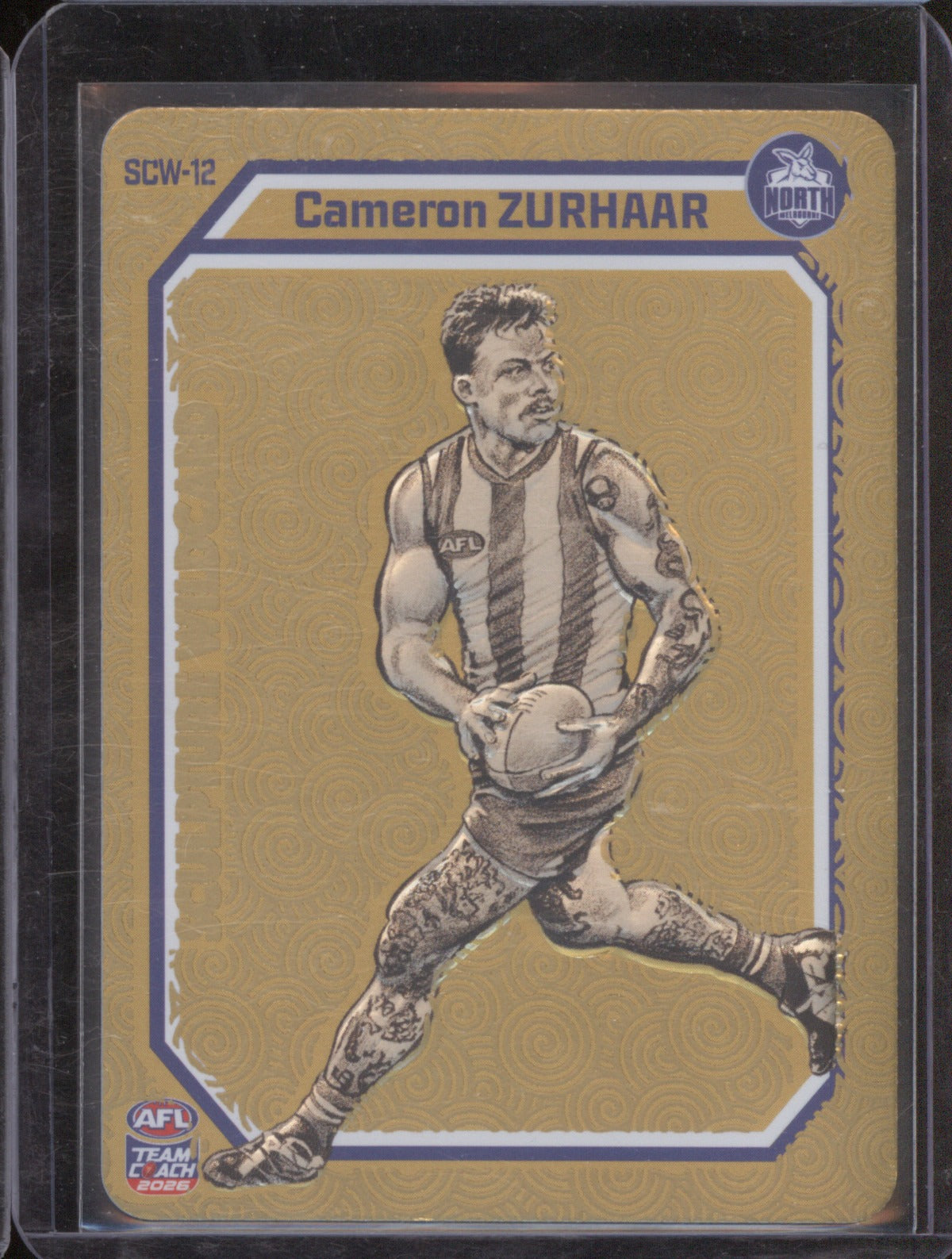 2026 Team Coach Gold Sculpture Wildcard SCW-12 Cameron Zurhaar