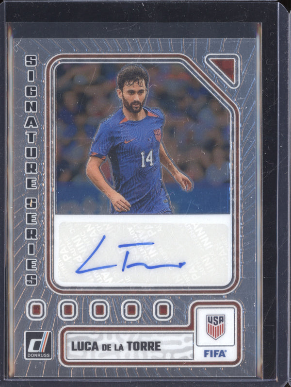 Luca De La Torre 2023-24 Panini Donruss SS-LDT Signature Series Auto