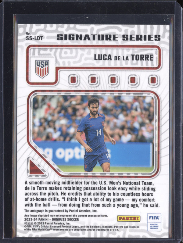 Luca De La Torre 2023-24 Panini Donruss SS-LDT Signature Series Auto