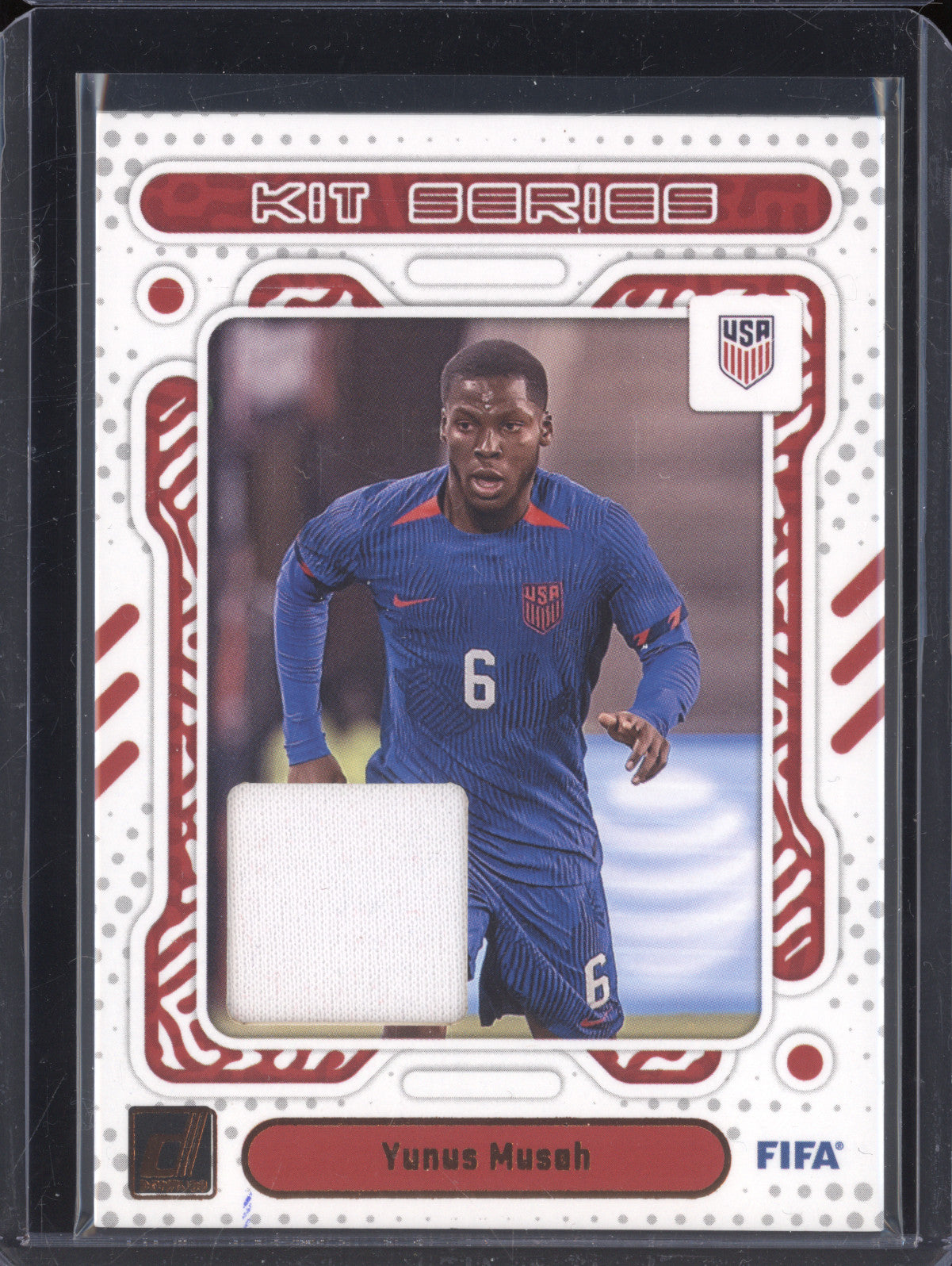 Yunus Musah 2023-24 Panini Donruss KS-YM Kit Series Jersey