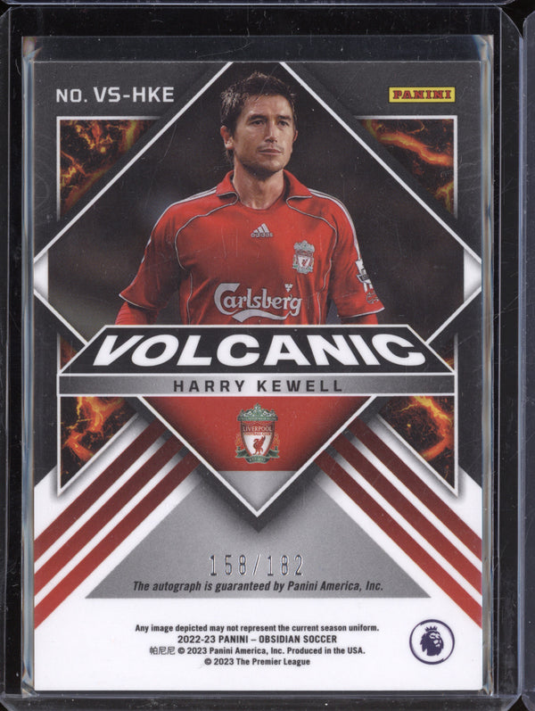 Harry Kewell 2022-23 Panini Obsidian VS-HKE Volcanic Signature Auto 158/182