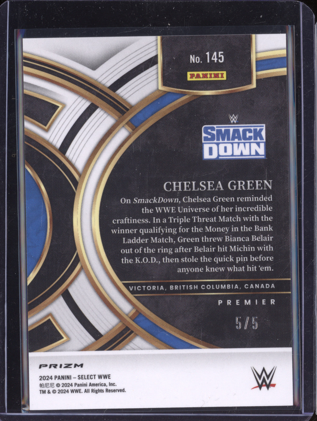 Chelsea Green 2024 Panini Select 145 Green 5/5