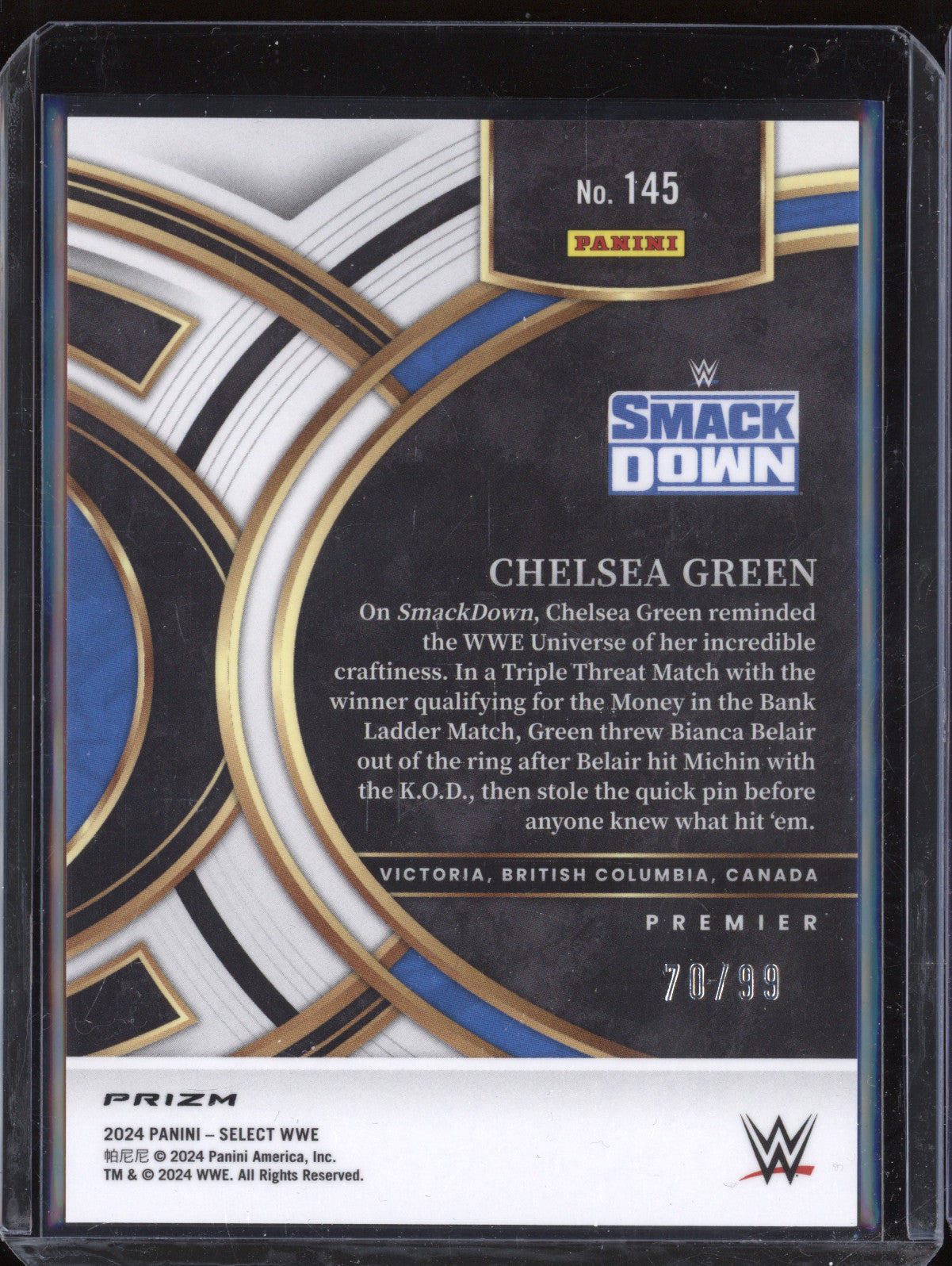 Chelsea Green 2024 Panini Select 145 Purple 70/99
