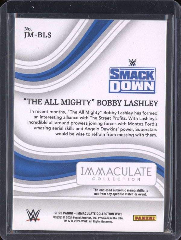 All Mighty Bobby Lashley 2023 Panini Immaculate WWE Jumbo Patch Specialty 2/18