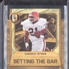 Earnest Byner 2024 Panini Gold Standard STB-EBR Setting the Bar Auto 32/99