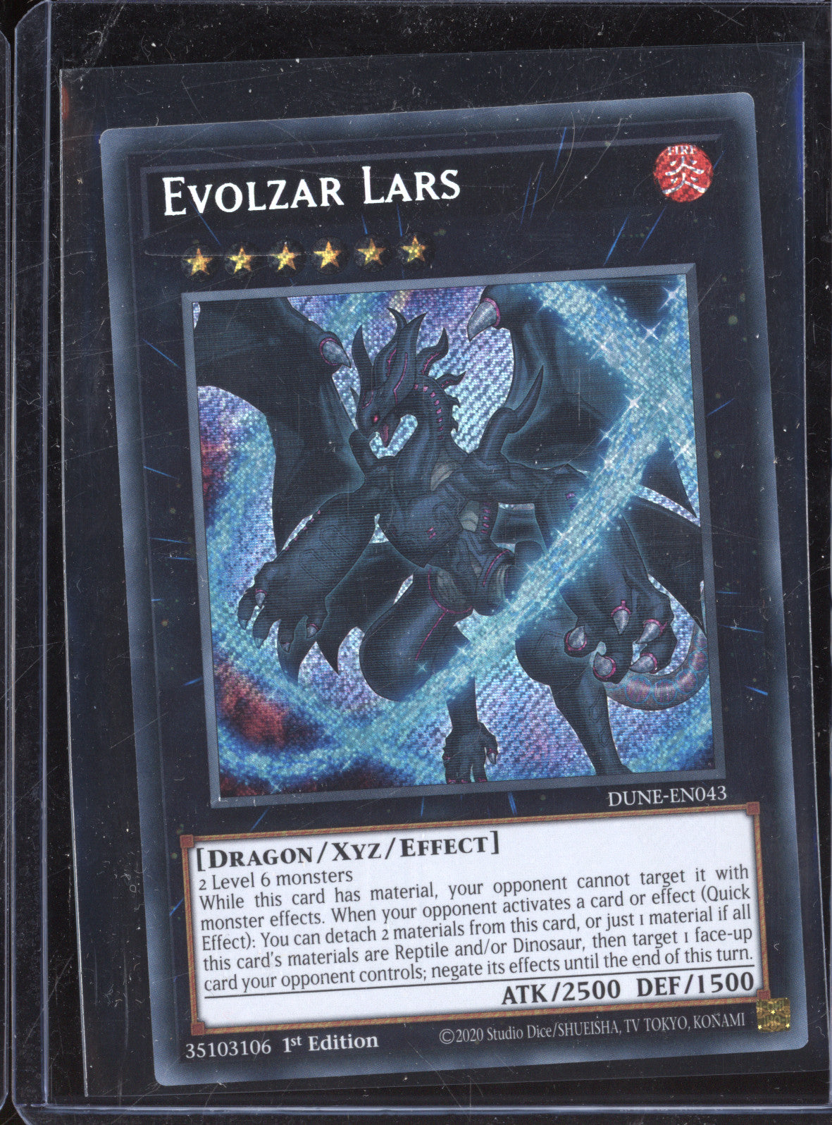 Evolzar Lars 2023 Yu-Gi-Oh! Duelist Nexus DUNE-EN043 Secret Rare