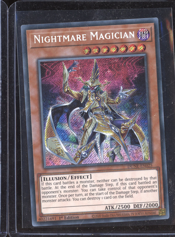 Nightmare Magician 2023 Yu-Gi-Oh! Duelist Nexus DUNE-EN025 Secret Rare