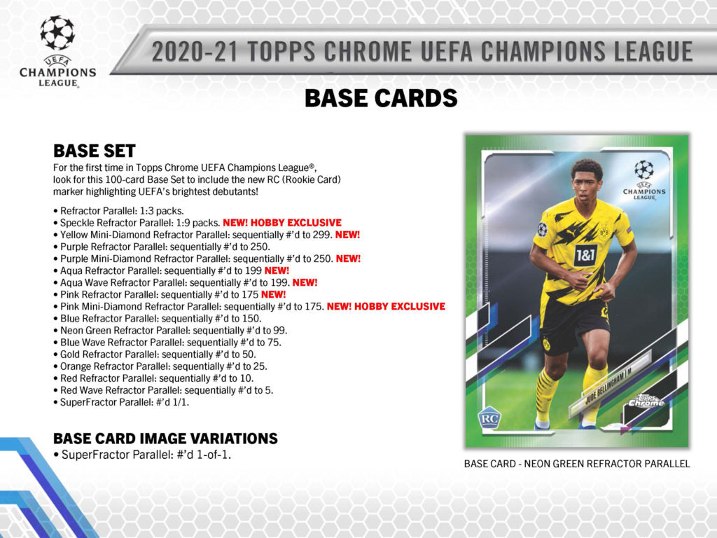 2020/21 Topps UEFA Champions League Chrome Soccer Hobby Box