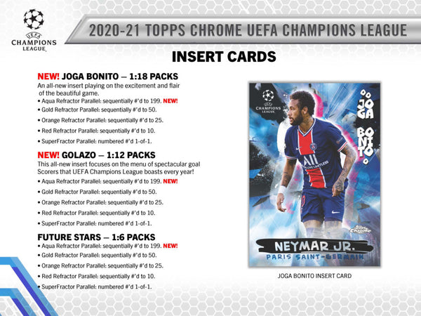 2020/21 Topps UEFA Champions League Chrome Soccer Hobby Box