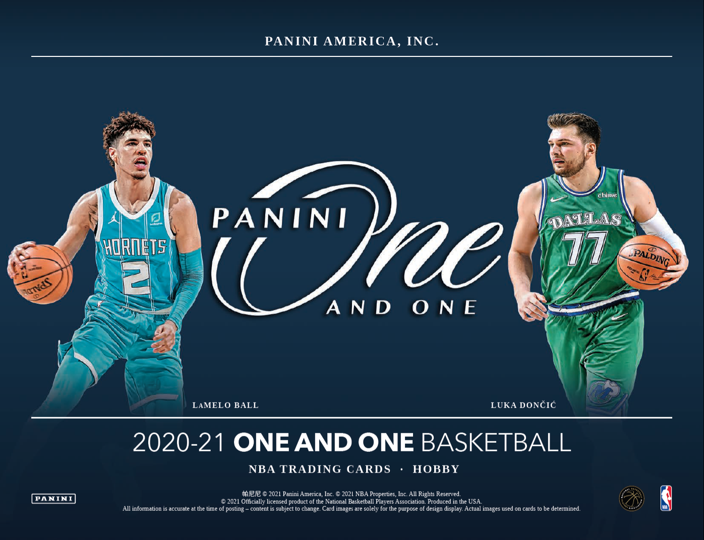 2020-21 Panini One and One Basketball Hobby Box