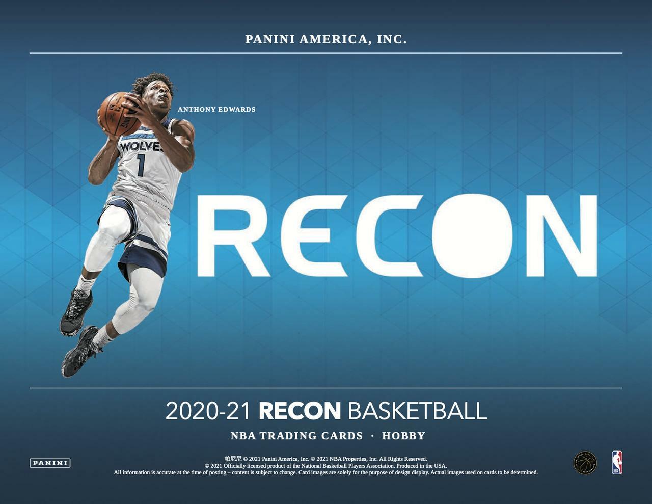 2020/21 Panini Recon Basketball Hobby Box