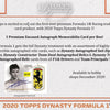 2020 Topps Formula 1 Dynasty Box