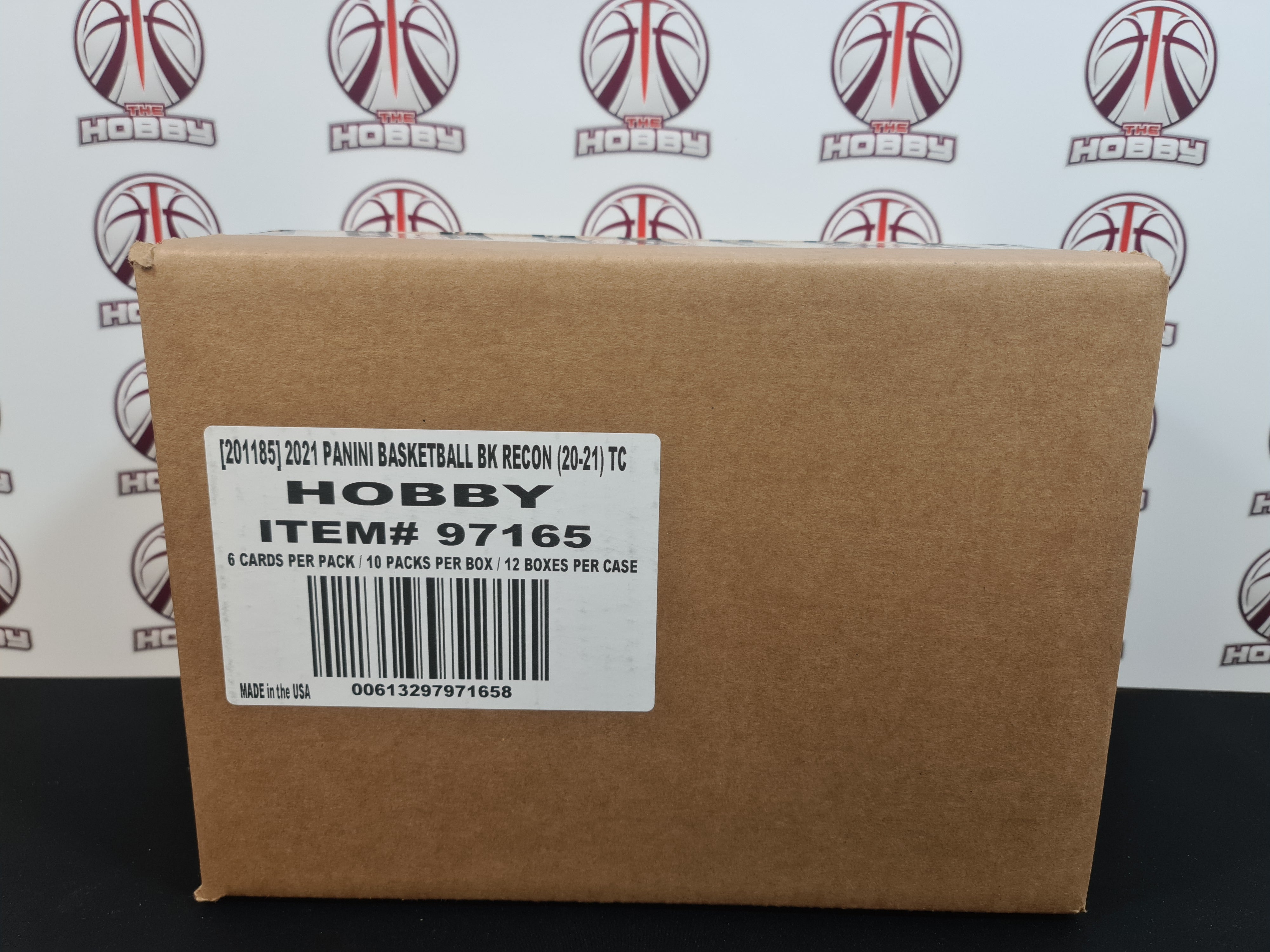 2020/21 Panini Recon Basketball Hobby 12 Box Case