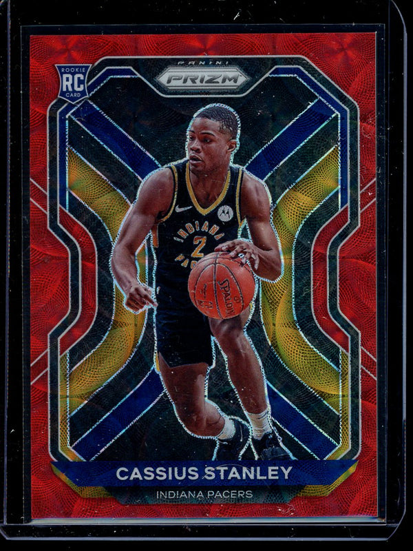 Cassius Stanley 2020-21 Panini Prizm Basketball Red Scope RC 49/88