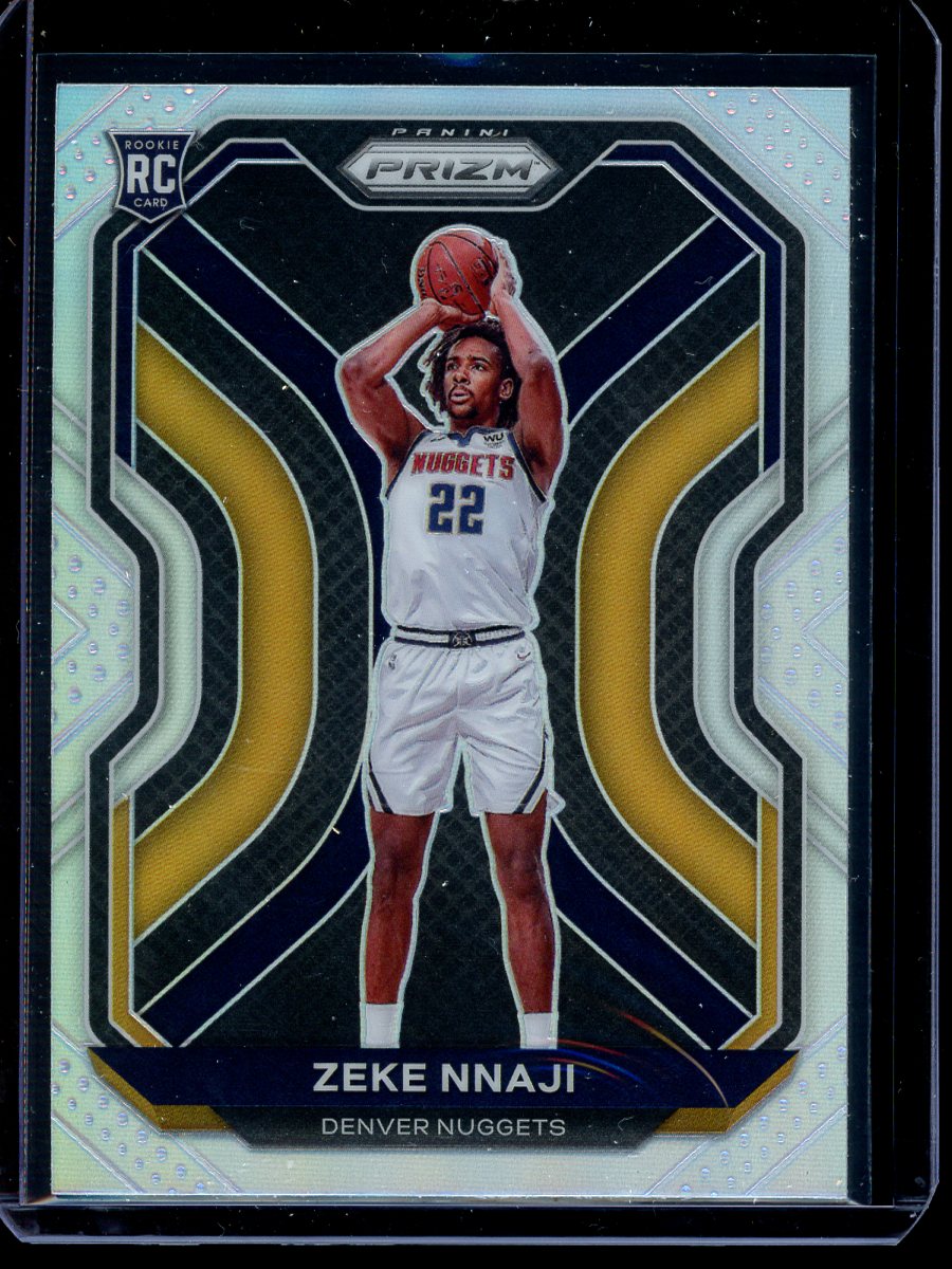 Zeke Nnaji 2020-21 Panini Prizm Basketball Silver RC