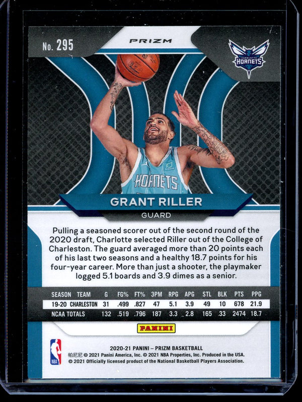 Grant Riller 2020-21 Panini Prizm Basketball Silver RC