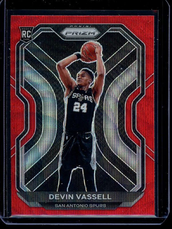 Devin Vassell 2020-21 Panini Prizm Basketball Red Wave RC