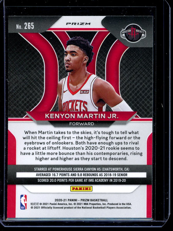 Kenyon Martin Jr 2020-21 Panini Prizm Basketball Red Wave RC
