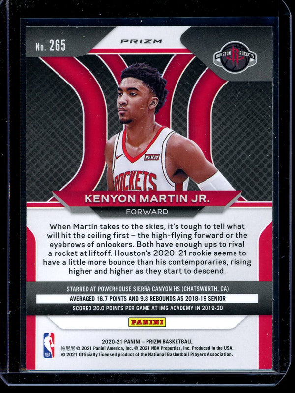 Kenyon Martin Jr 2020-21 Panini Prizm Basketball Hyper RC